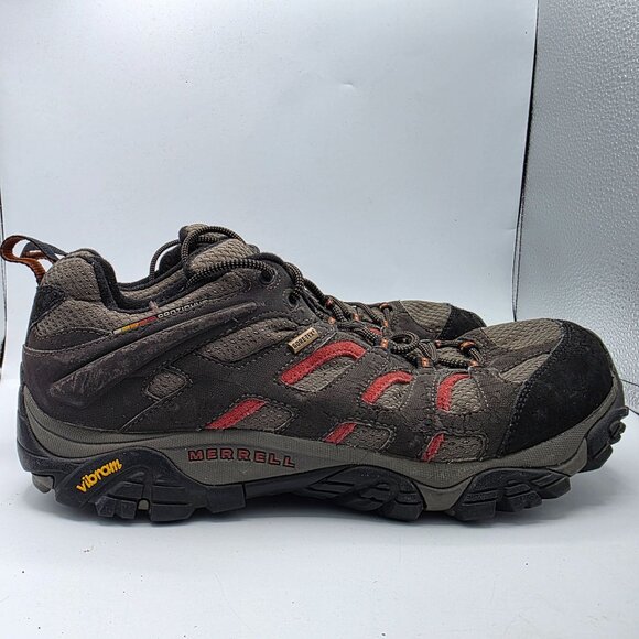 Merrell Moab Gore Tex Dark Chocolate Mens Size 12 Brown Shoes Hiking Camping - Picture 12 of 13